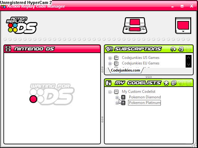 Codejunkies cheats for pokemon diamond